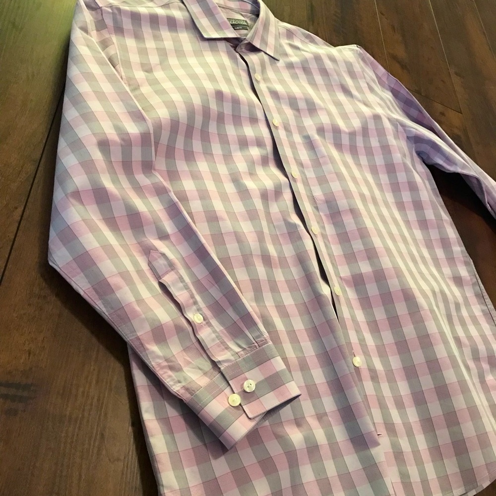 Kenneth Cole Reaction Men’s Long Sleeve Button Down Shirt size 16 1/2